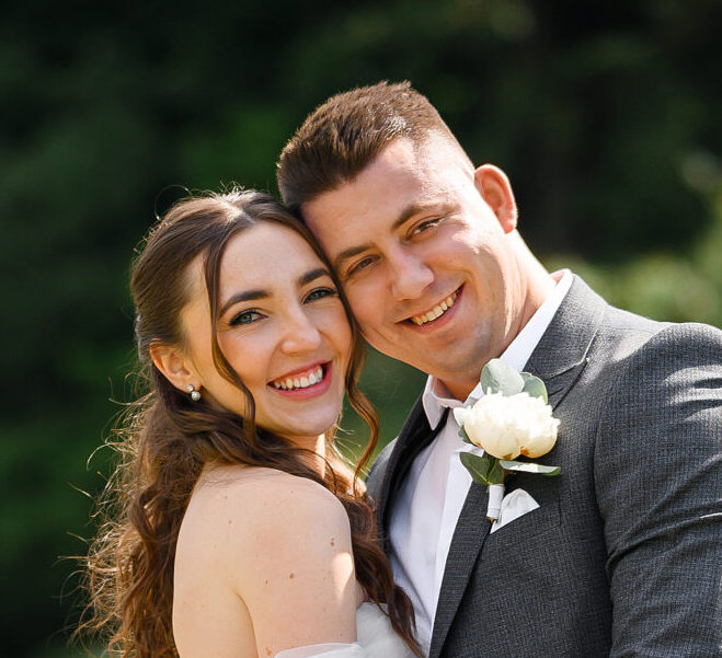 Hochzeitsauto weiß VW-Käfer Alexander Redl Brautpaar