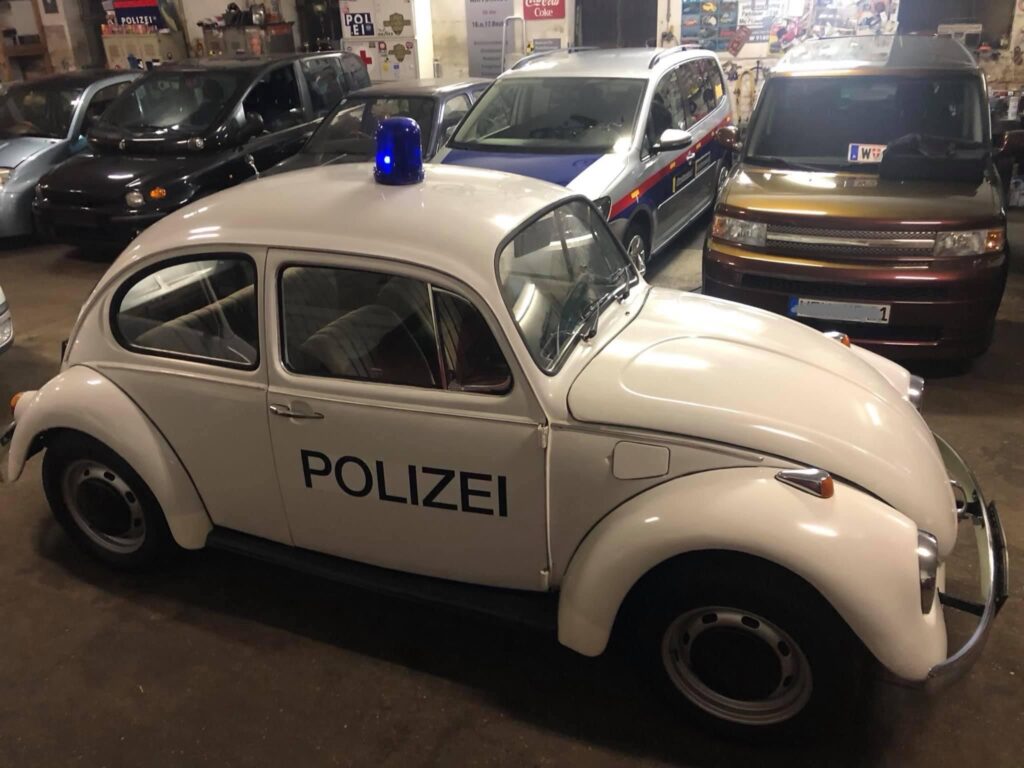 Hochzeitsauto weiß VW-Käfer Alexander Redl Franz Klammer