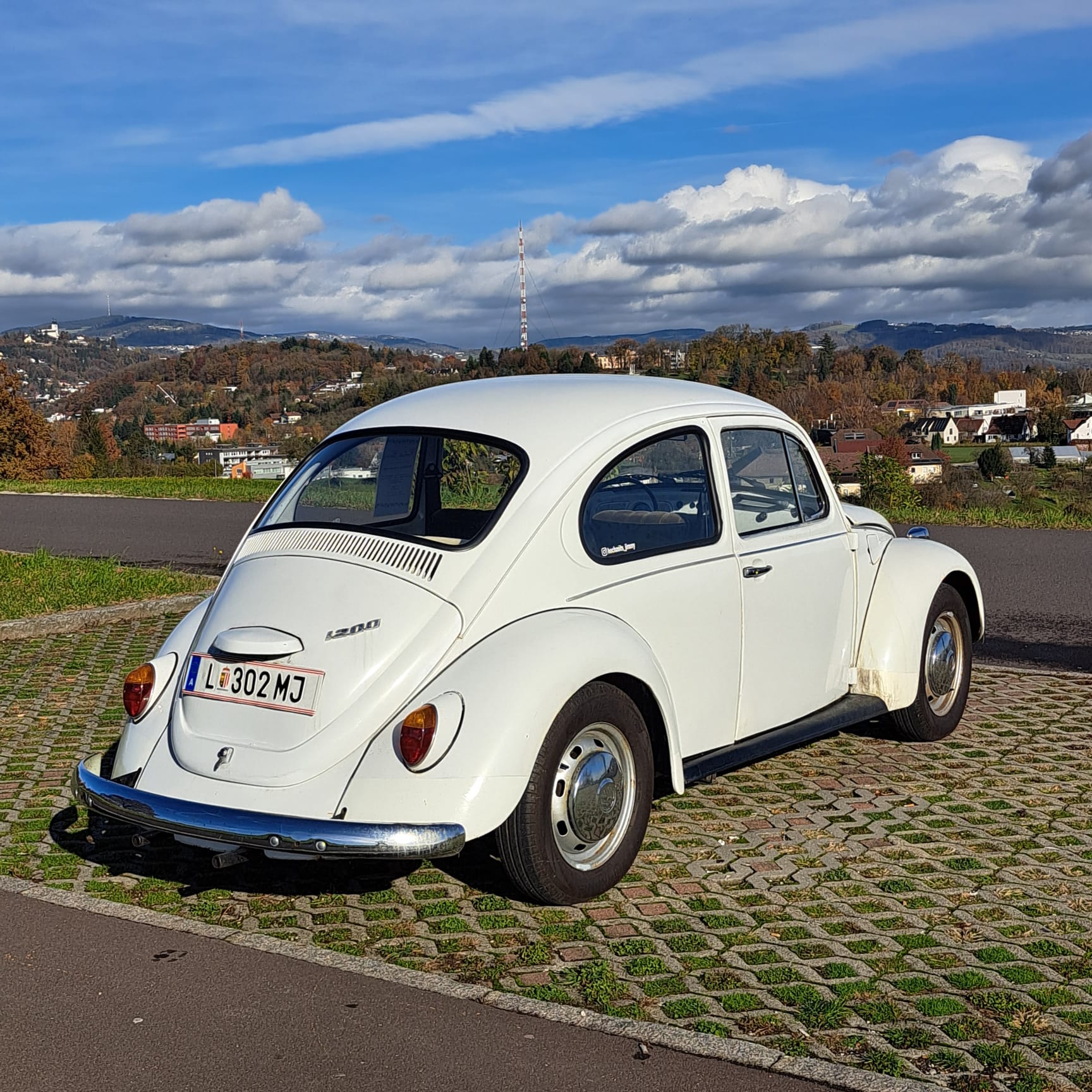 Hochzeitsauto weiß VW-Käfer Alexander Redl