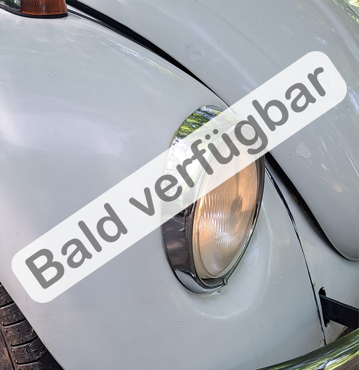 Hochzeitsauto weiß VW-Käfer Scheinwerfer Alexander Redl